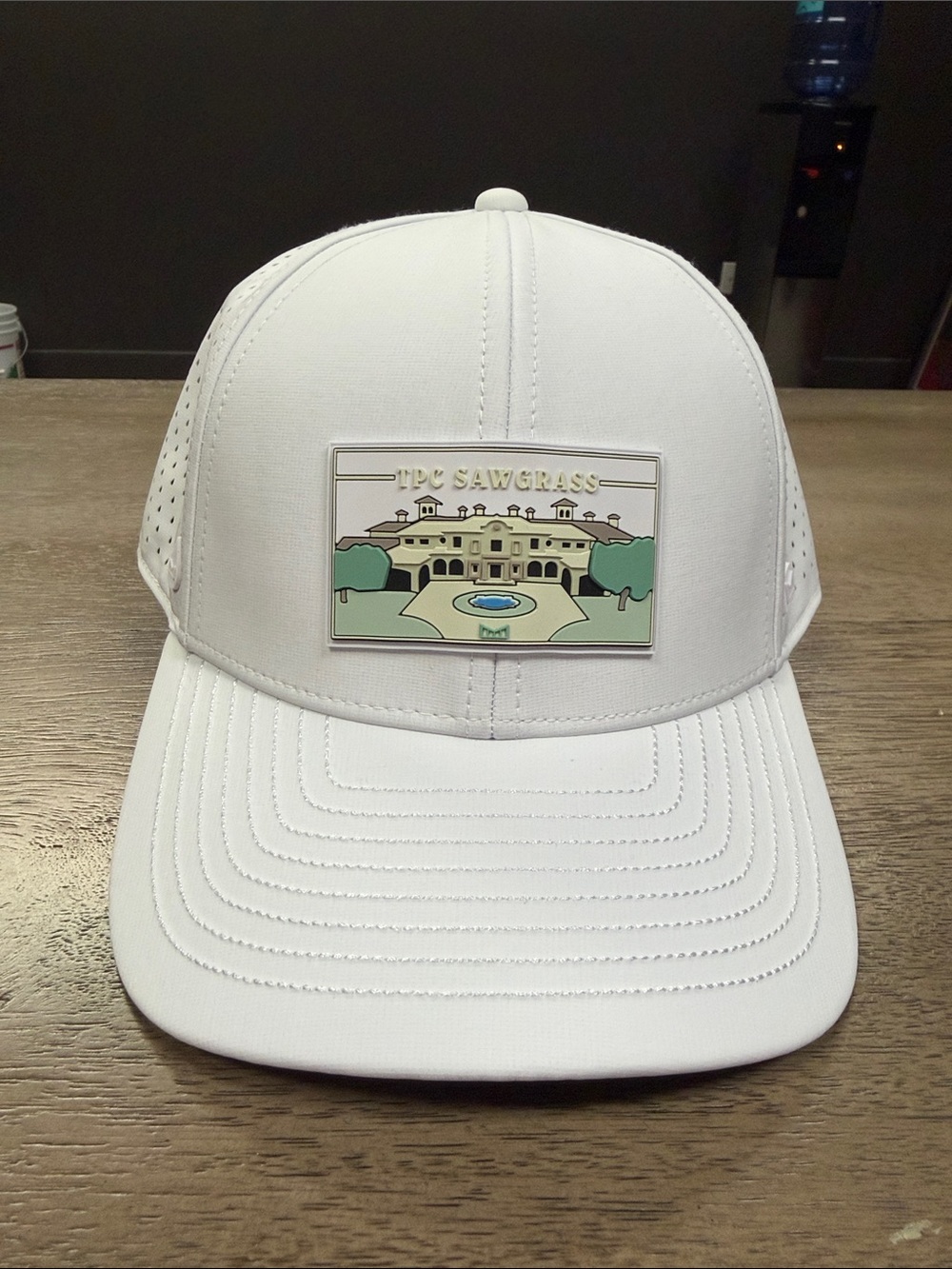 TPC Sawgrass White Logo Patch Trucker Cap